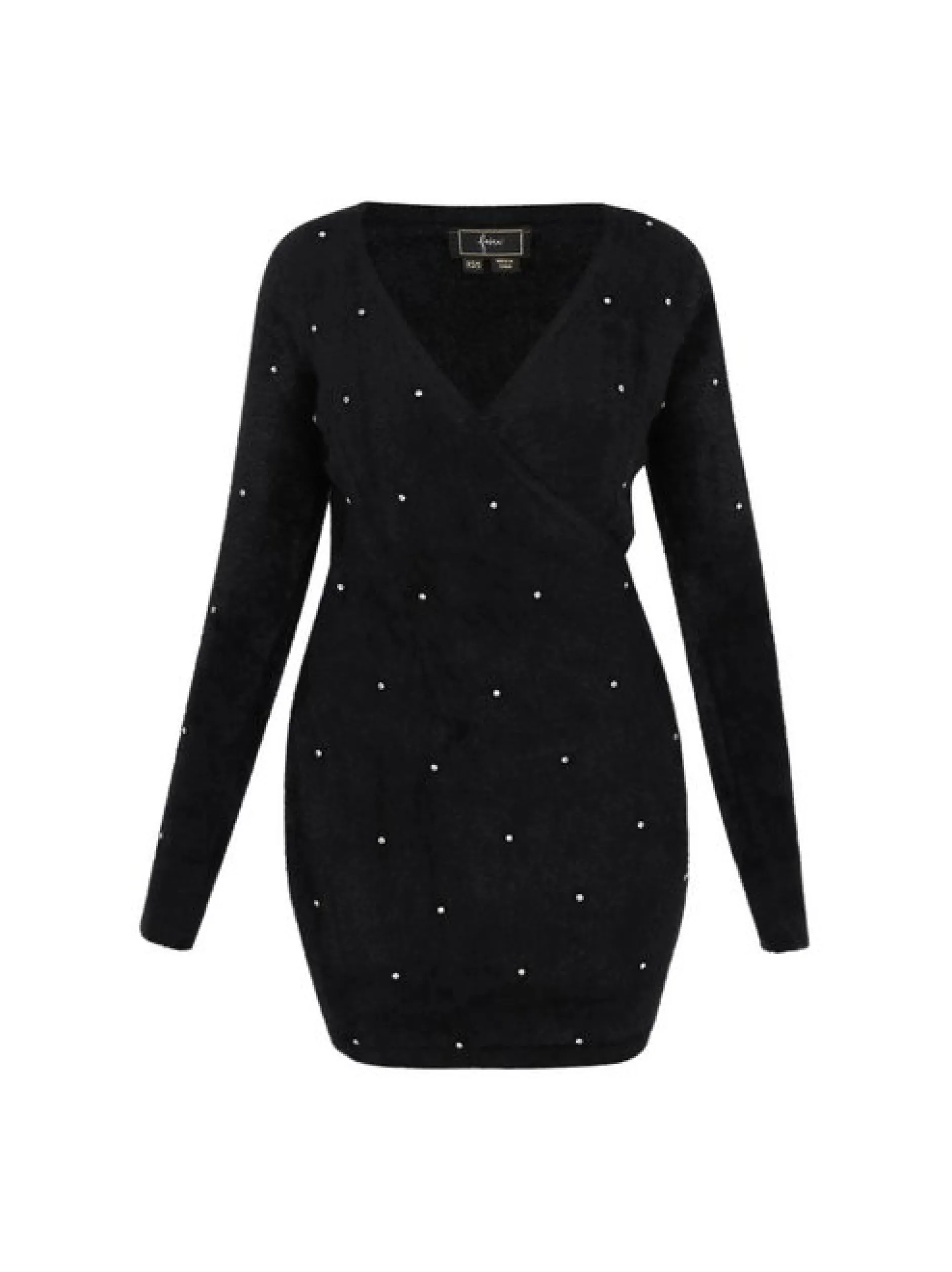 Faina Damen Kleid in schwarz