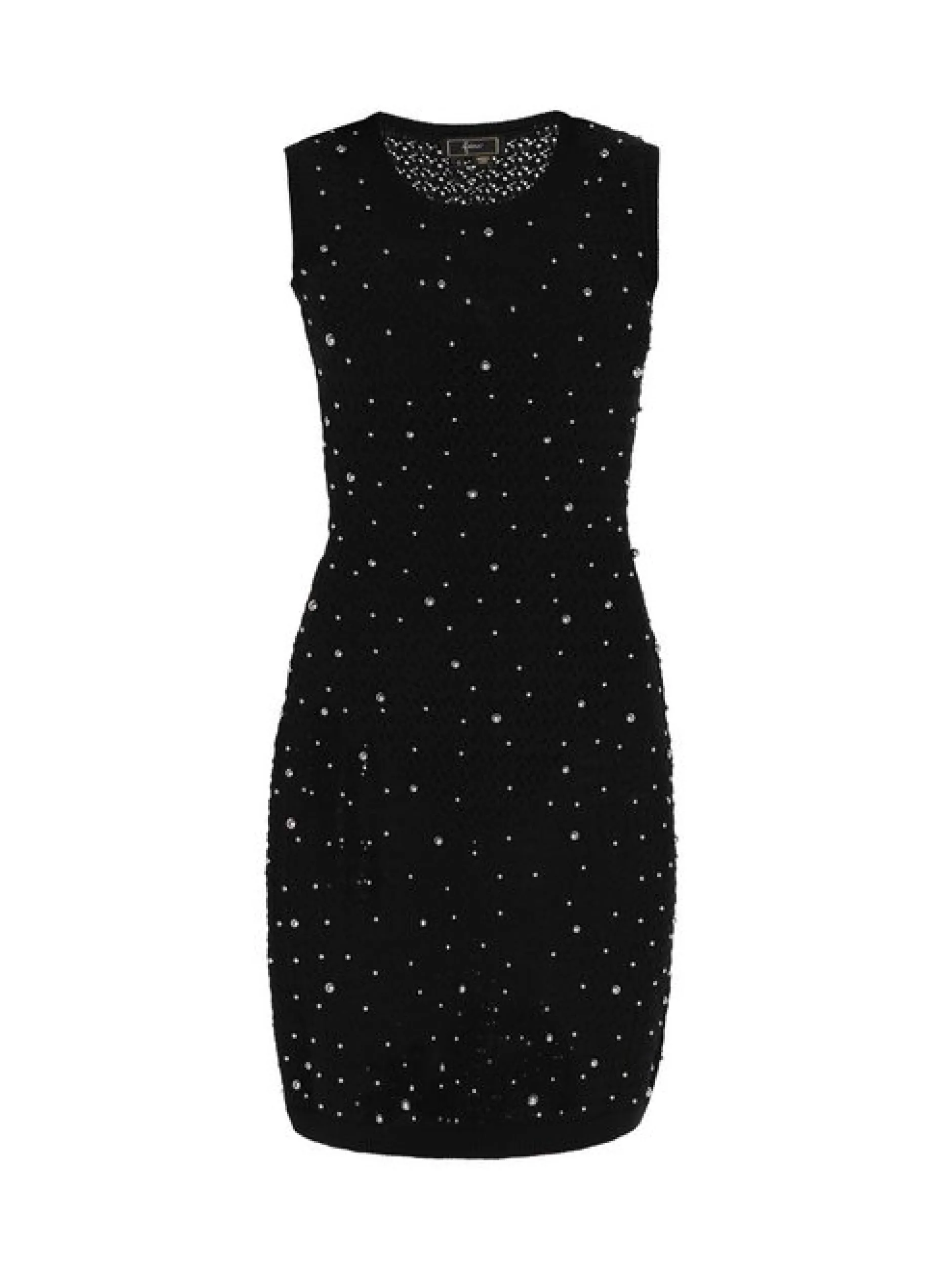 Faina Damen Kleid in schwarz - Ausschnitt: Rundhals