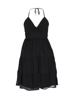 Faina Damen Kleid in schwarz - Länge: mittel