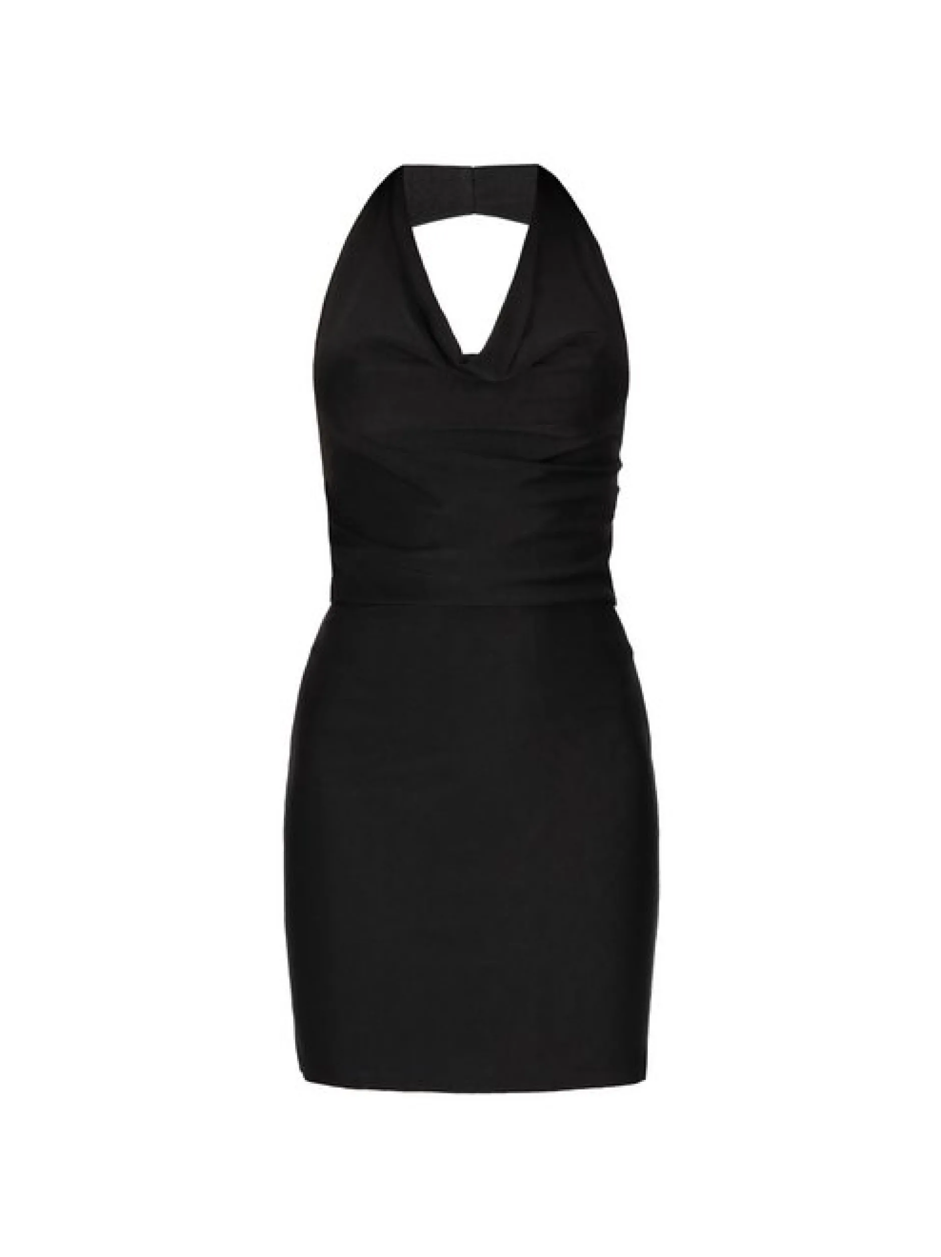 Faina Damen Kleid in schwarz - Länge: mittel
