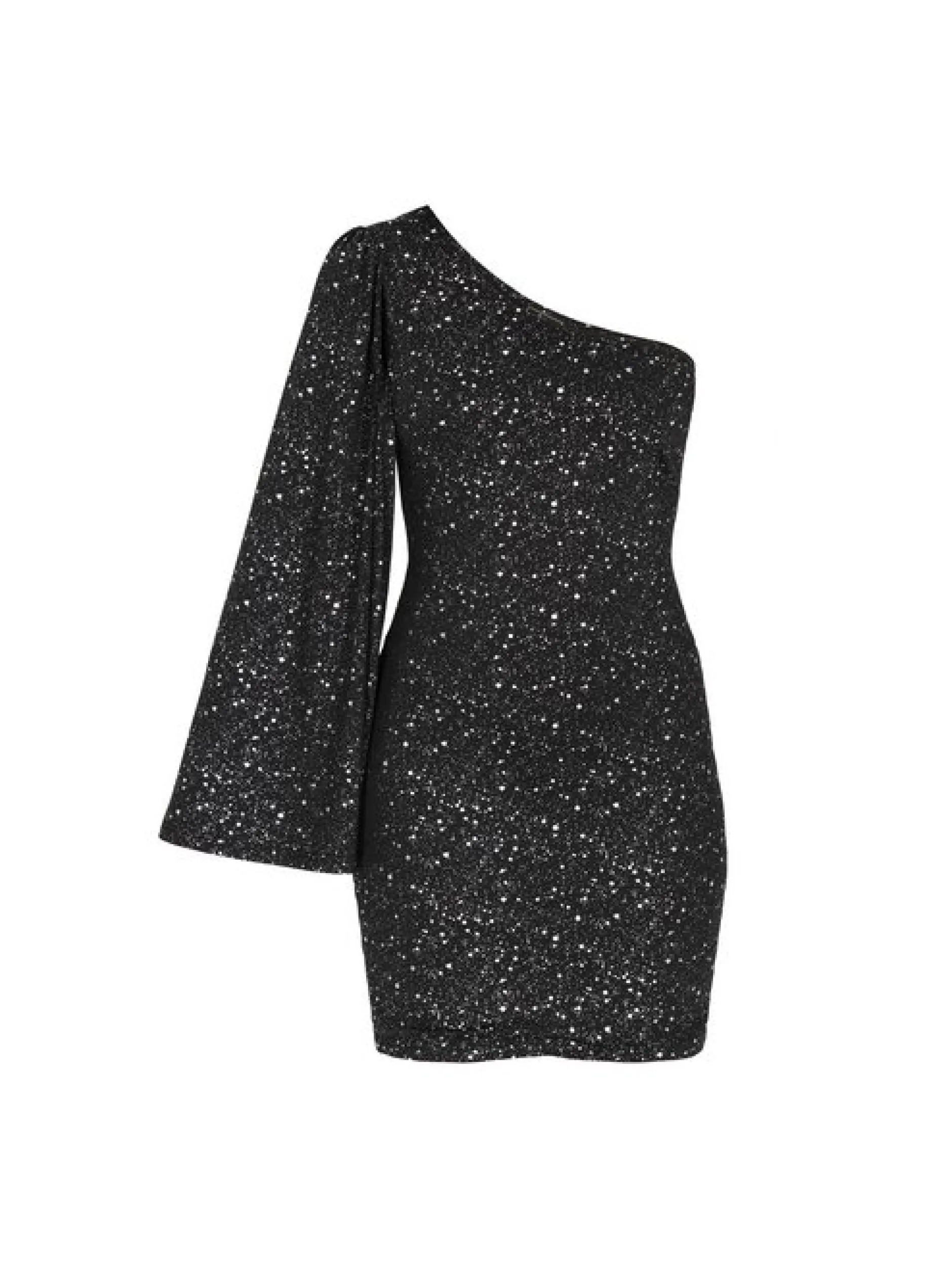 Faina Damen Kleid in schwarz - Länge: mittel
