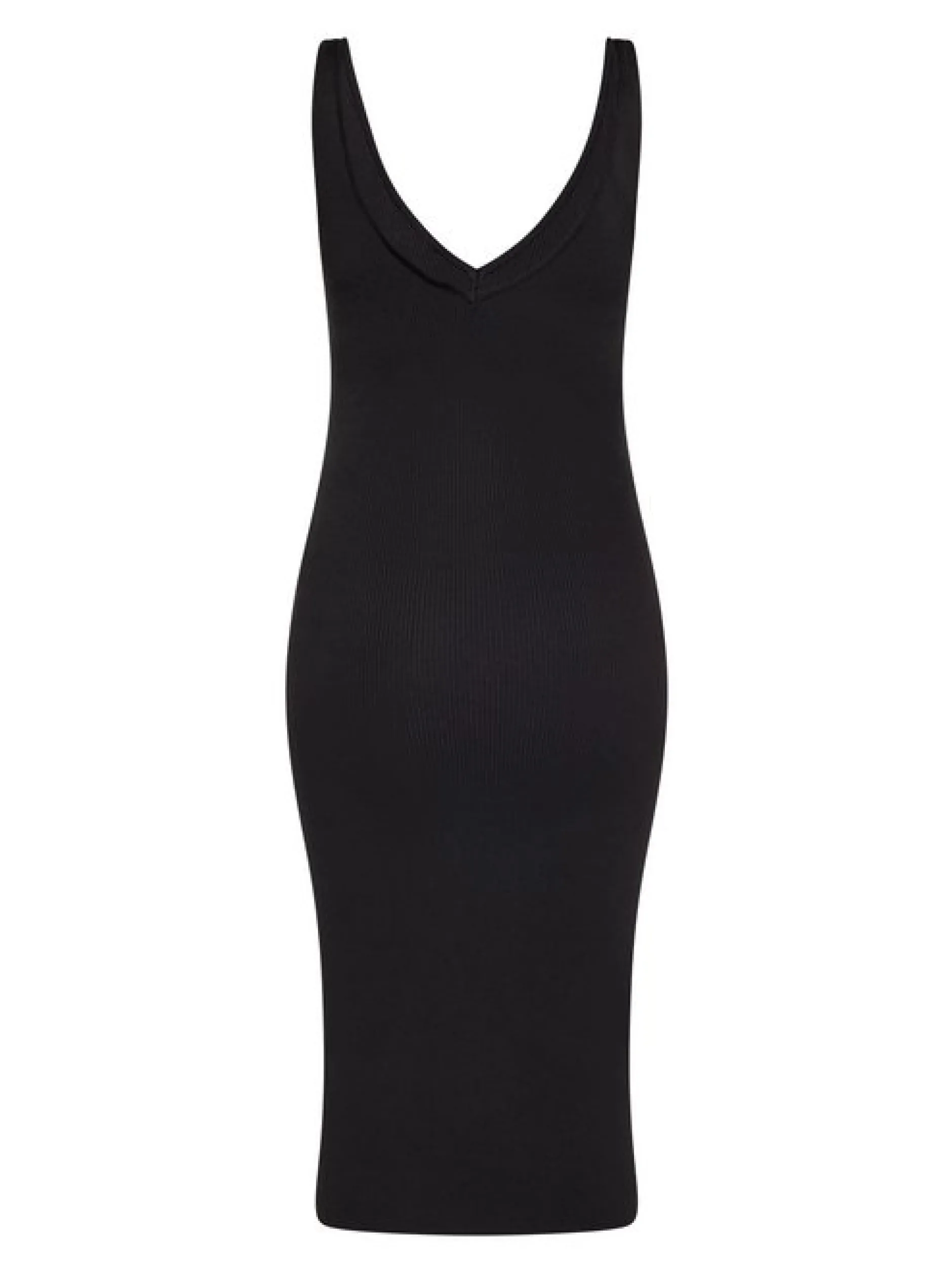 Faina Damen Kleid in schwarz - Länge: mittel