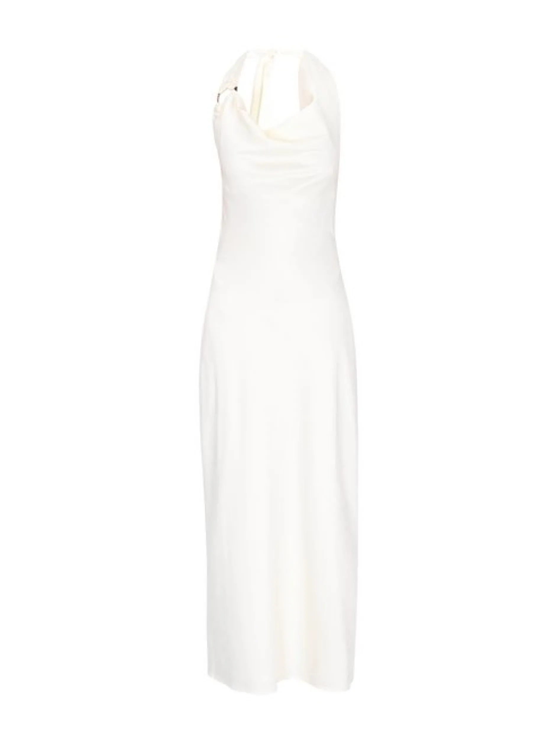Faina Damen Kleid in weiß - Länge: mittel