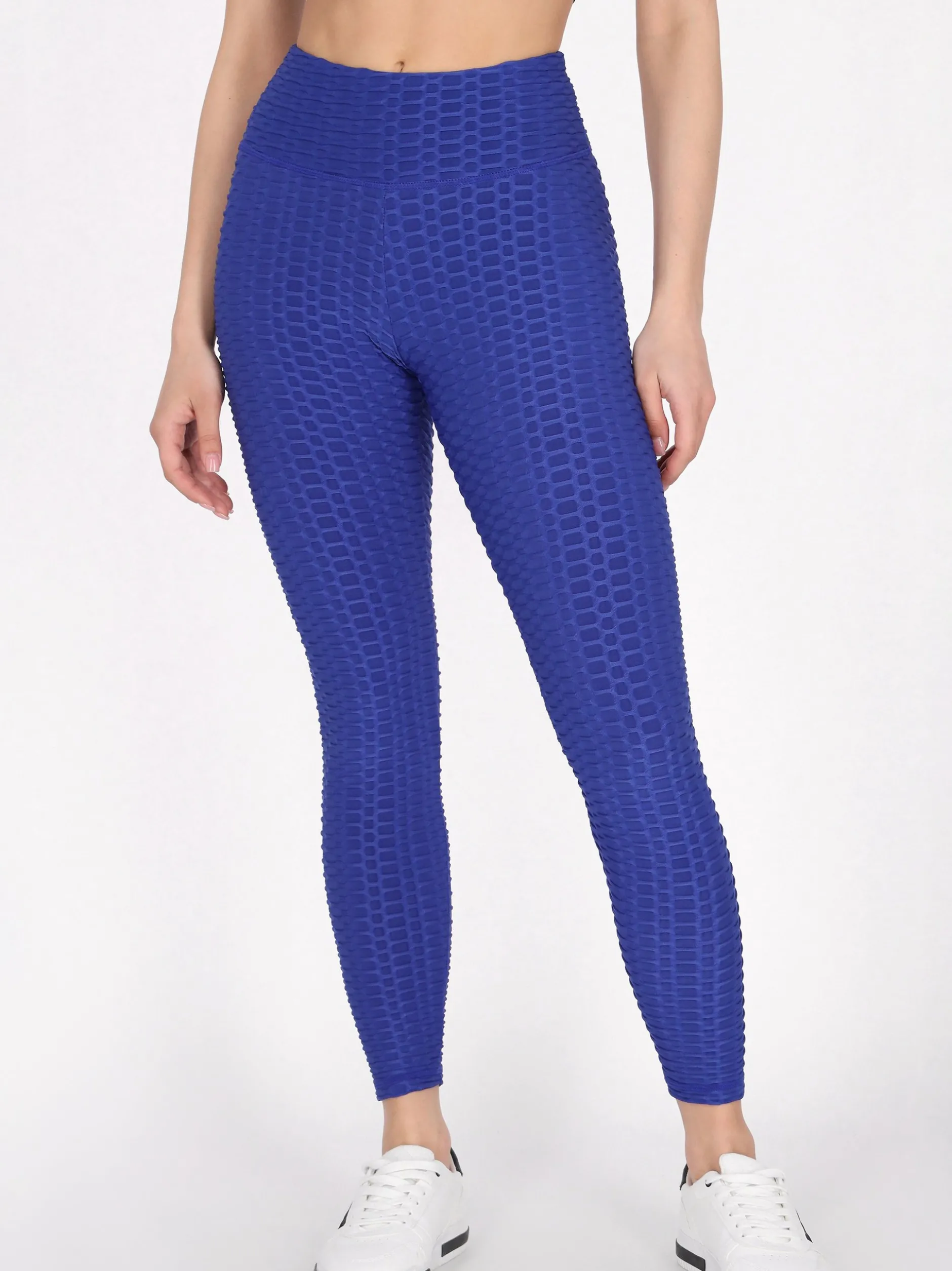 Faina Damen Leggings in blau - Länge: mittel
