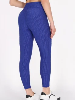 Faina Damen Leggings in blau - Länge: mittel