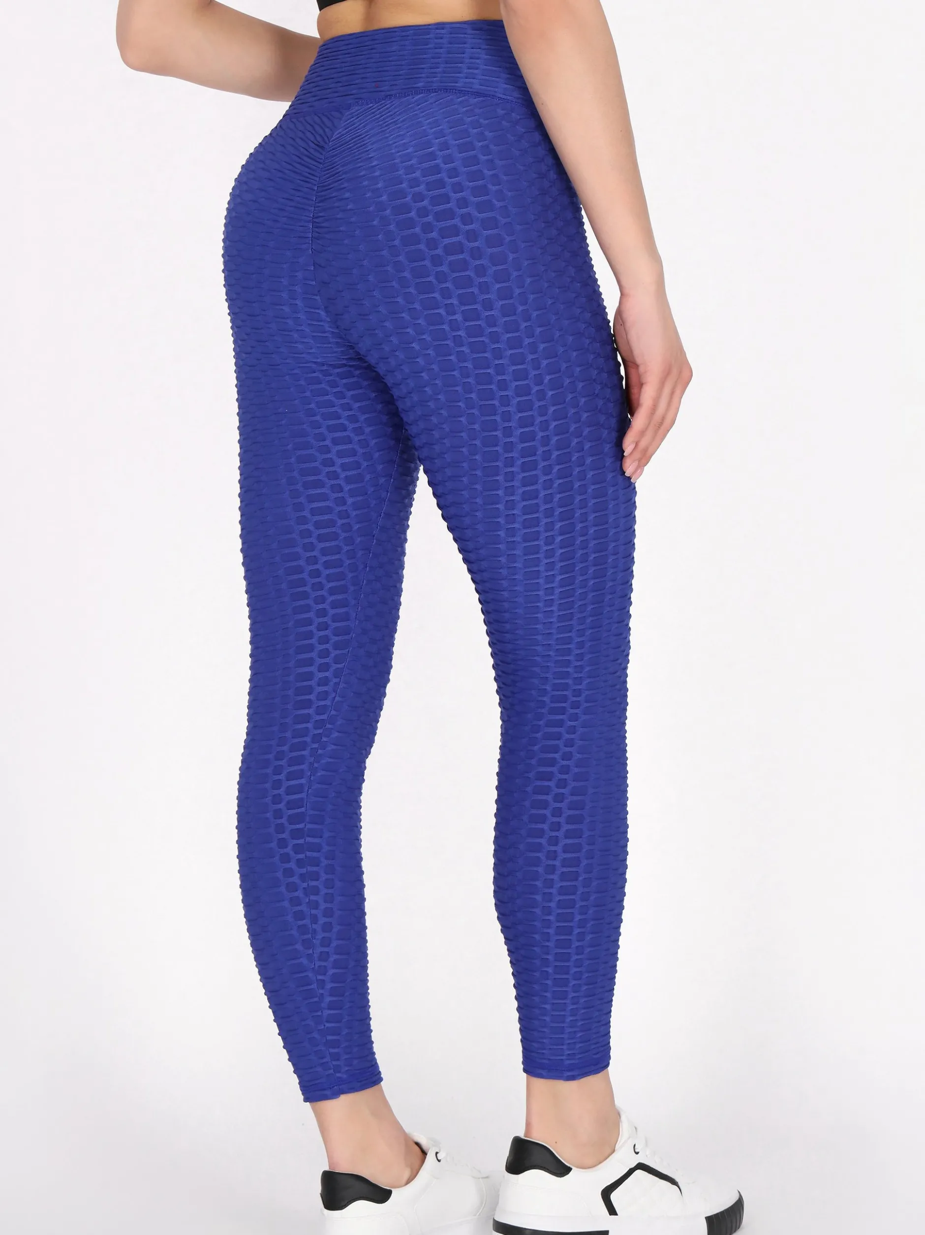 Faina Damen Leggings in blau - Länge: mittel
