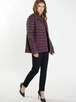 Faina Damen leichte Steppjacke in braun
