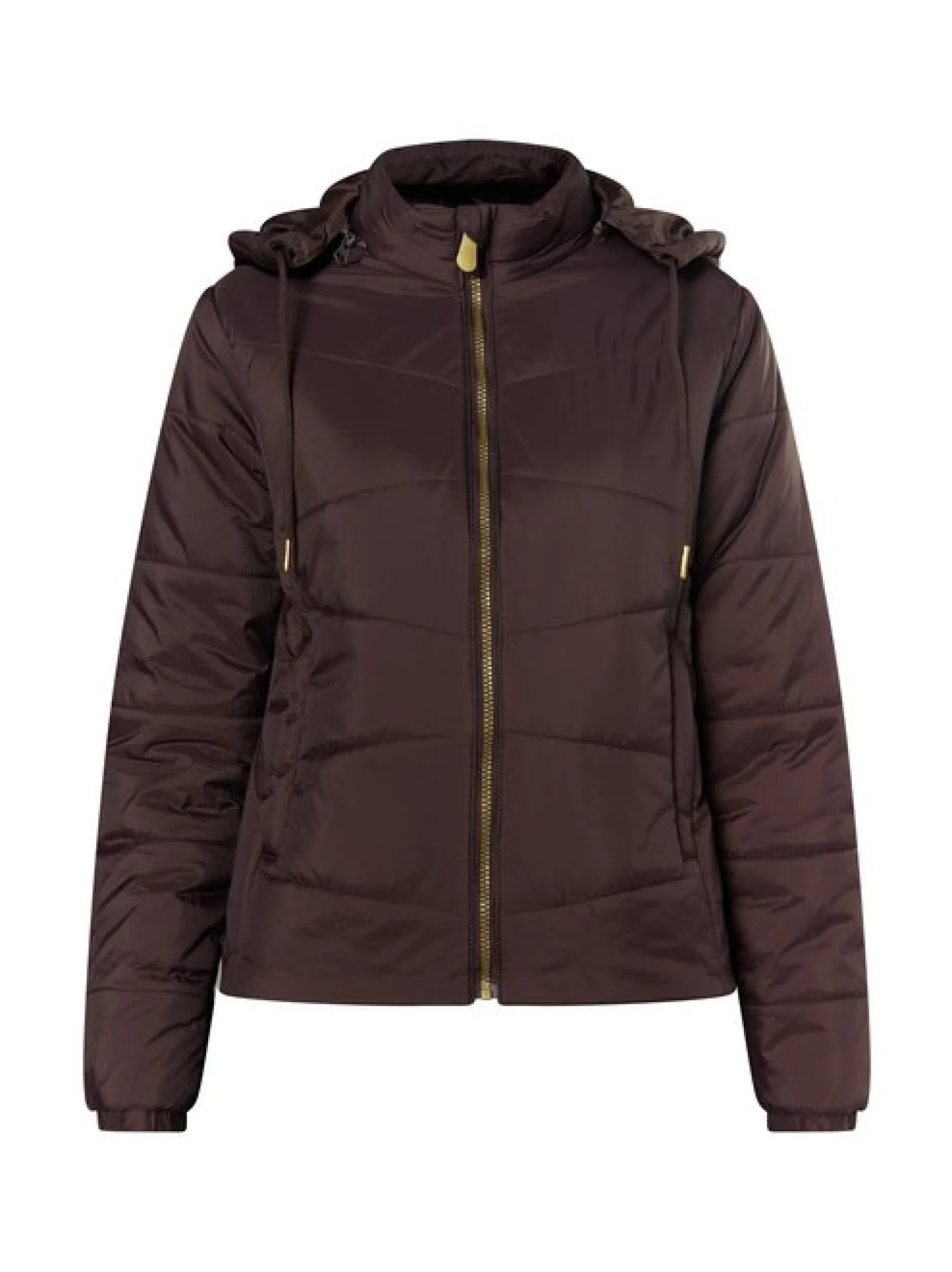 Faina Damen leichte Steppjacke in braun