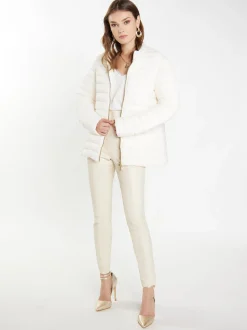 Faina Damen leichte Steppjacke in beige