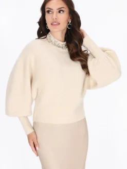 Faina Damen Pullover in beige