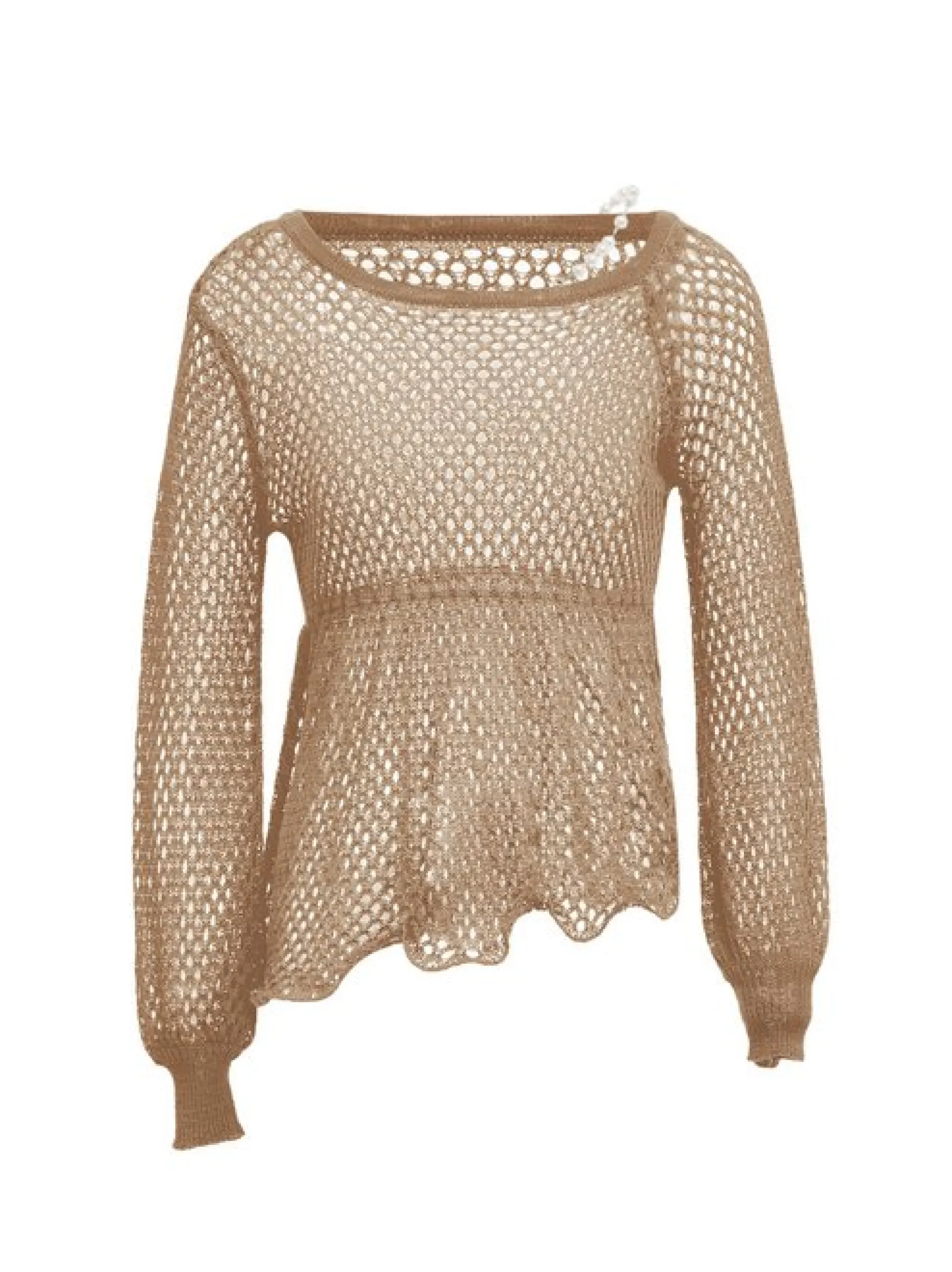 Faina Damen Pullover in beige