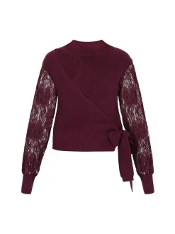 Faina Damen Pullover in bordeaux
