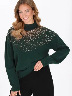 Faina Damen Pullover in grün