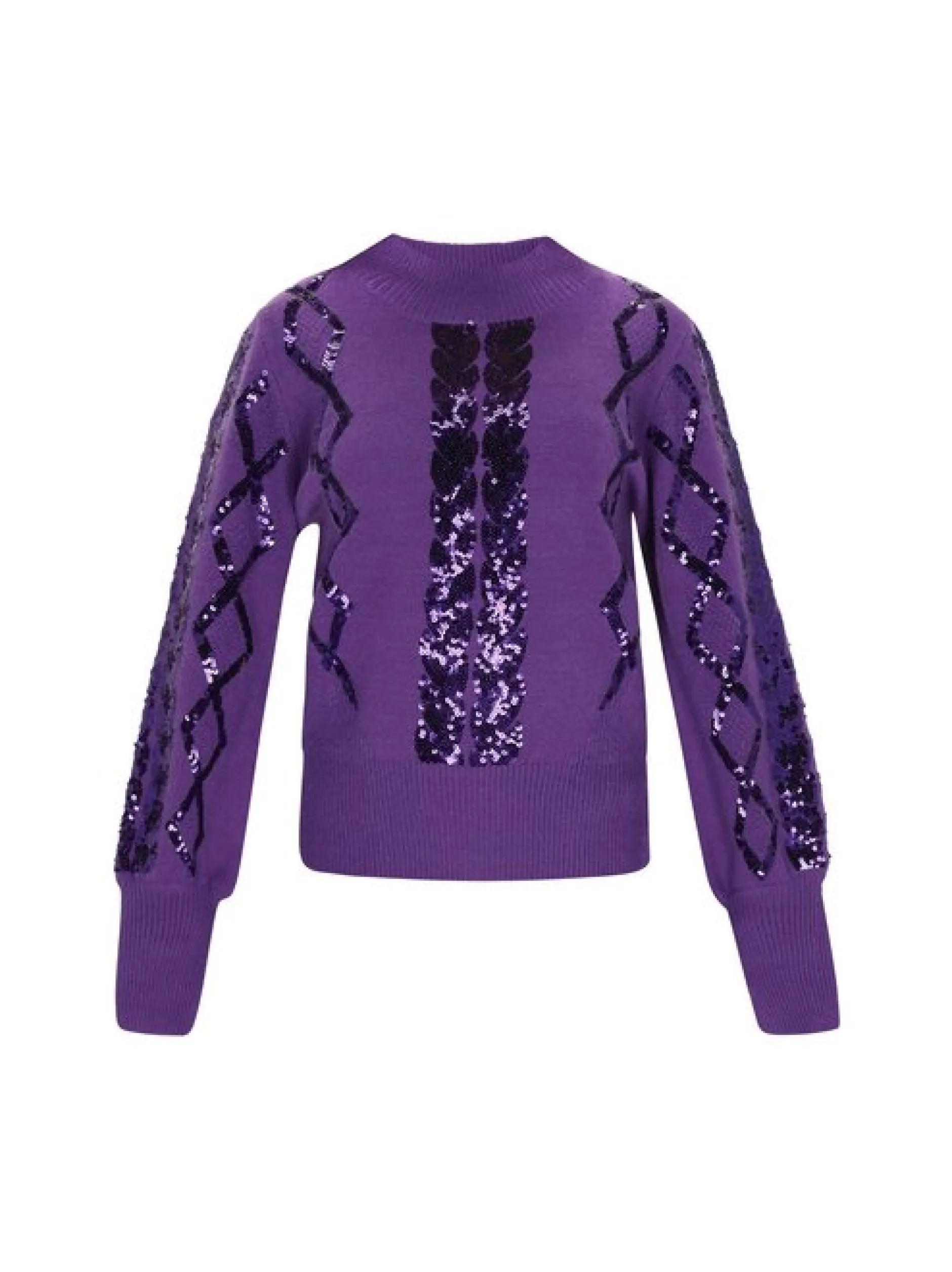 Faina Damen Pullover in lila