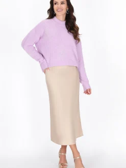 Faina Damen Pullover in lila