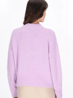 Faina Damen Pullover in lila