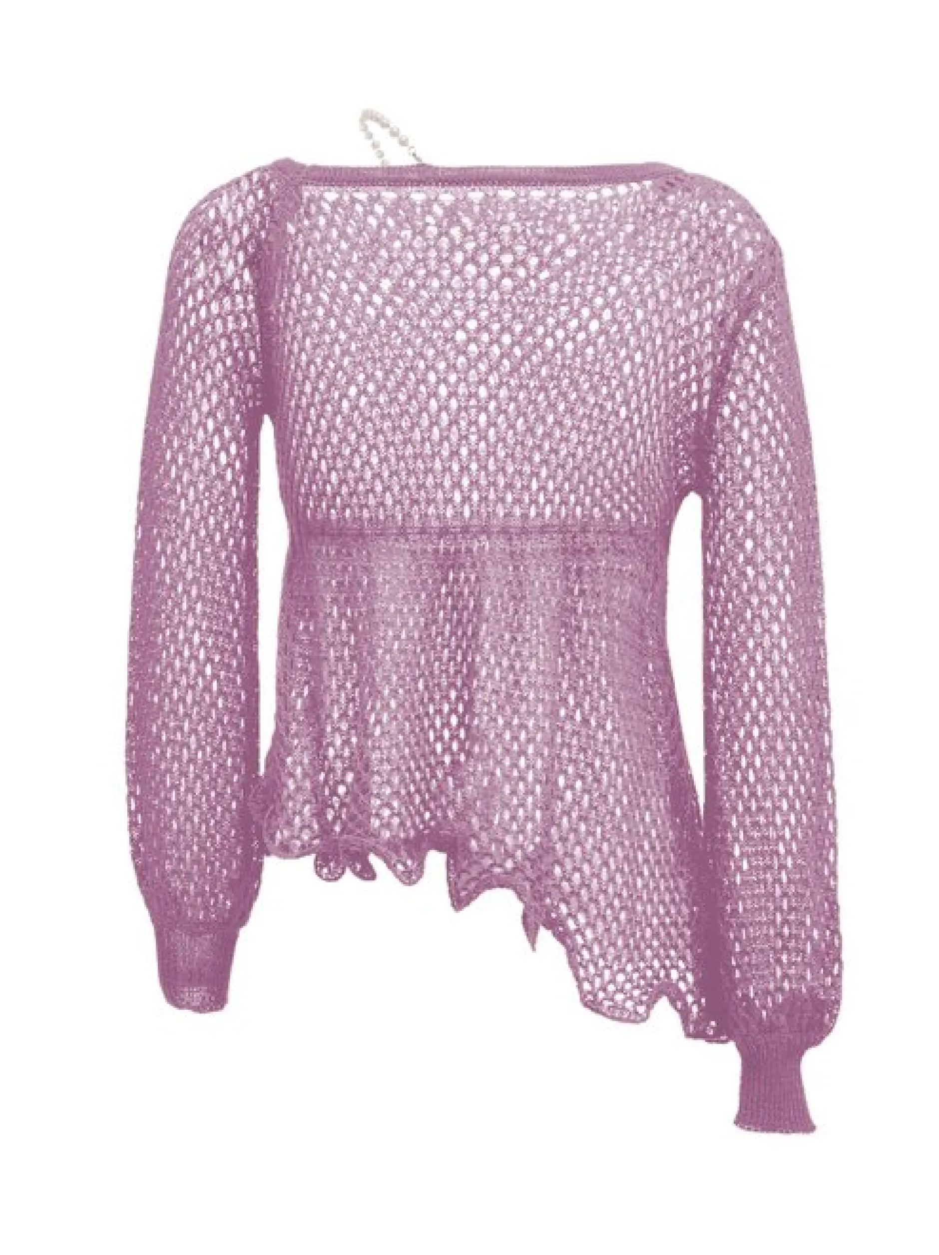 Faina Damen Pullover in lila
