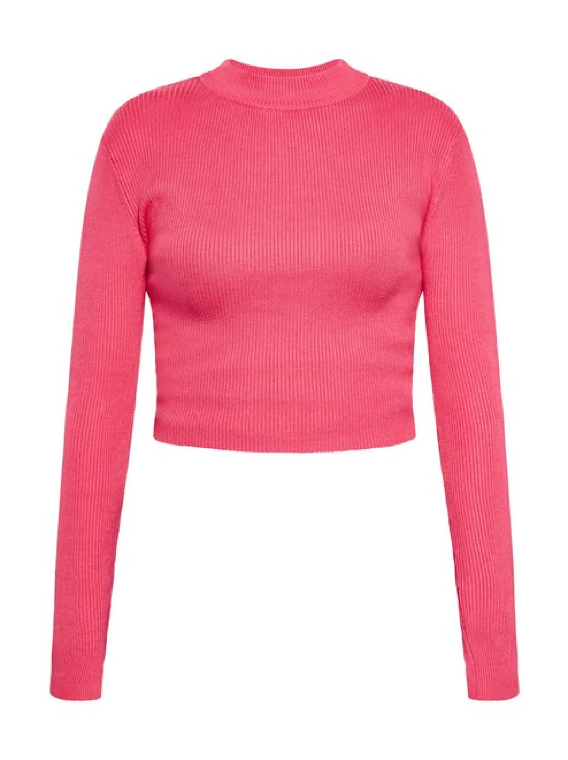 Faina Damen Pullover in pink - Ausschnitt: Rundhals
