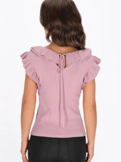 Faina Damen Pullover in rosa