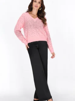 Faina Damen Pullover in rosa
