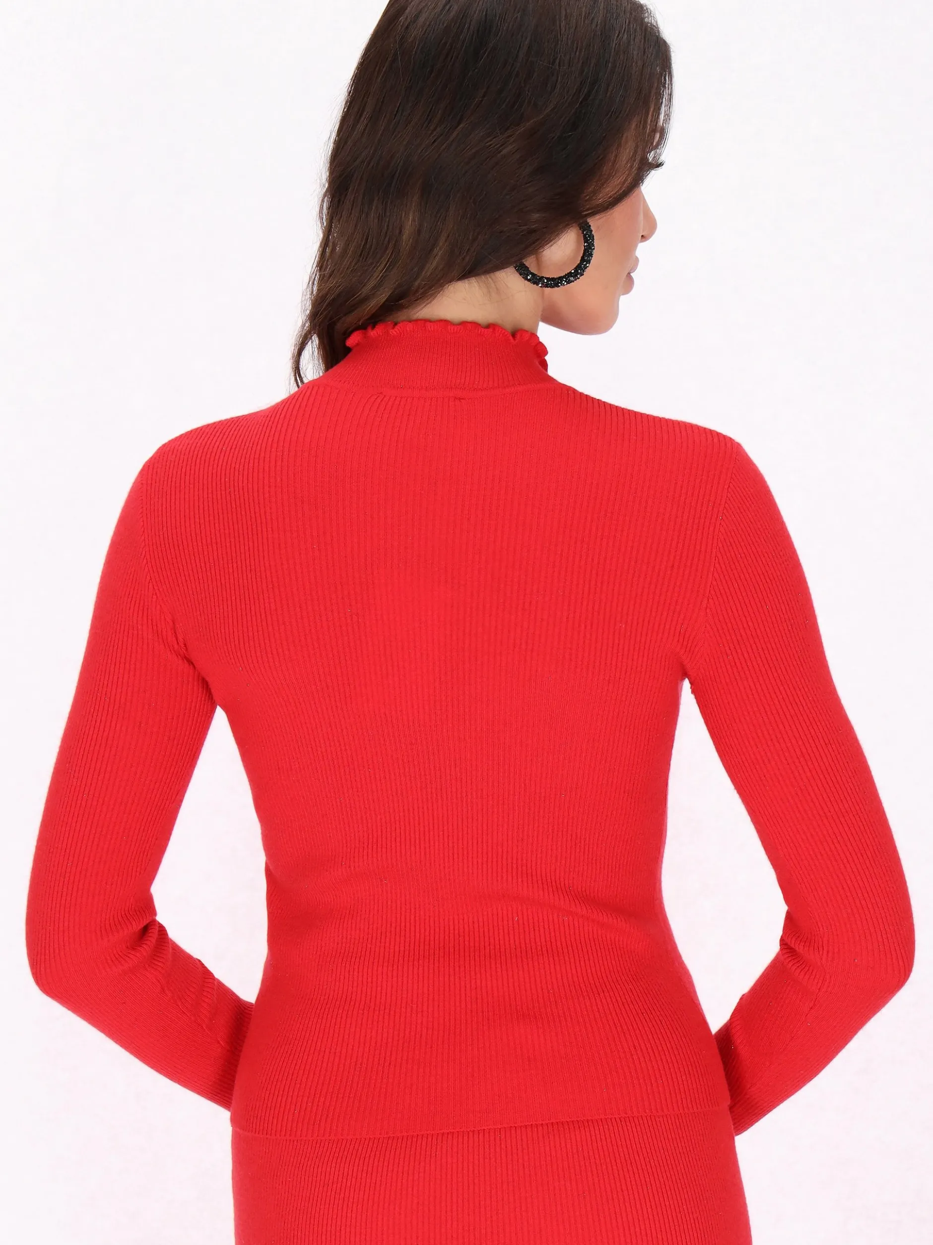 Faina Damen Pullover in rot