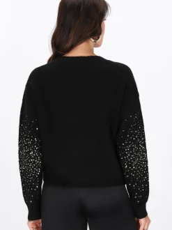 Faina Damen Pullover in schwarz