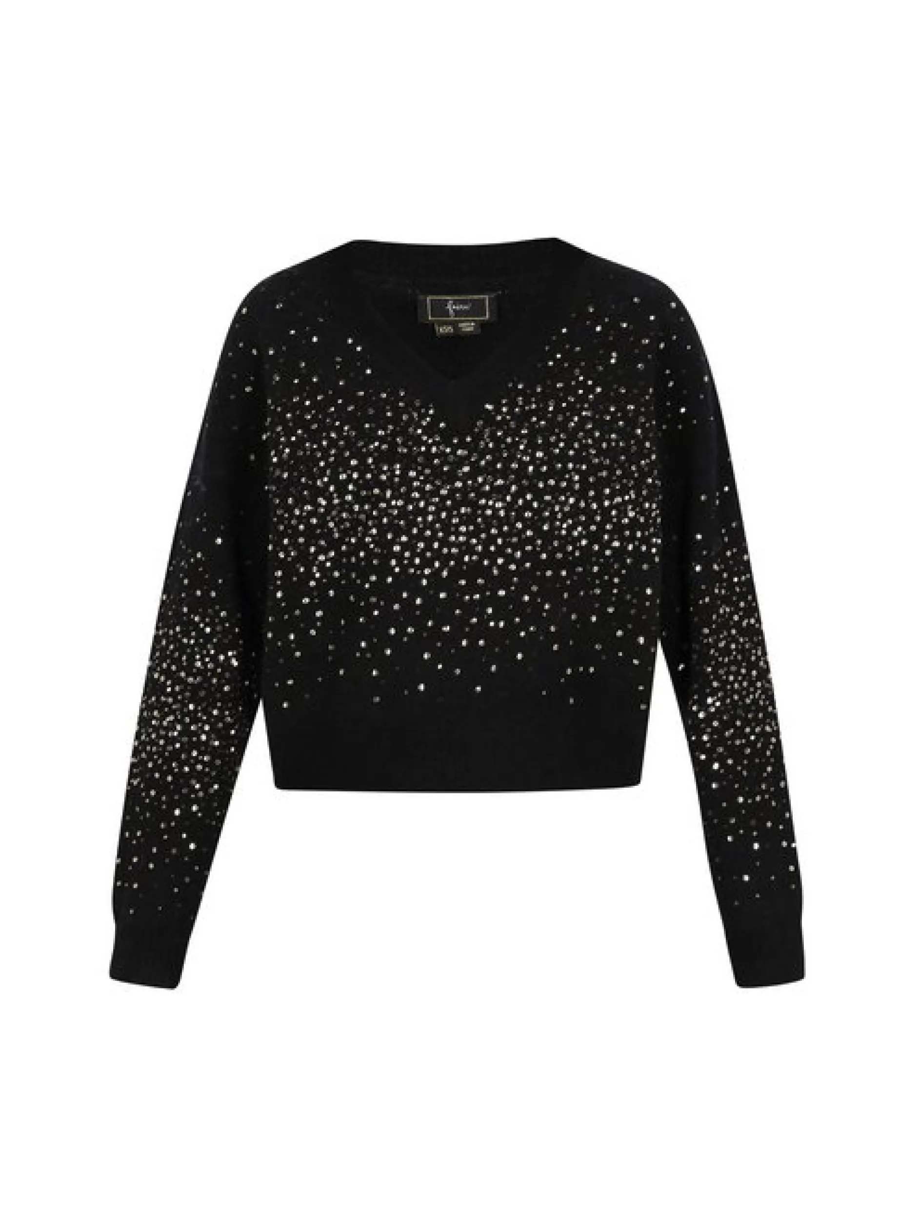 Faina Damen Pullover in schwarz