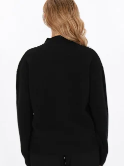 Faina Damen Pullover in schwarz