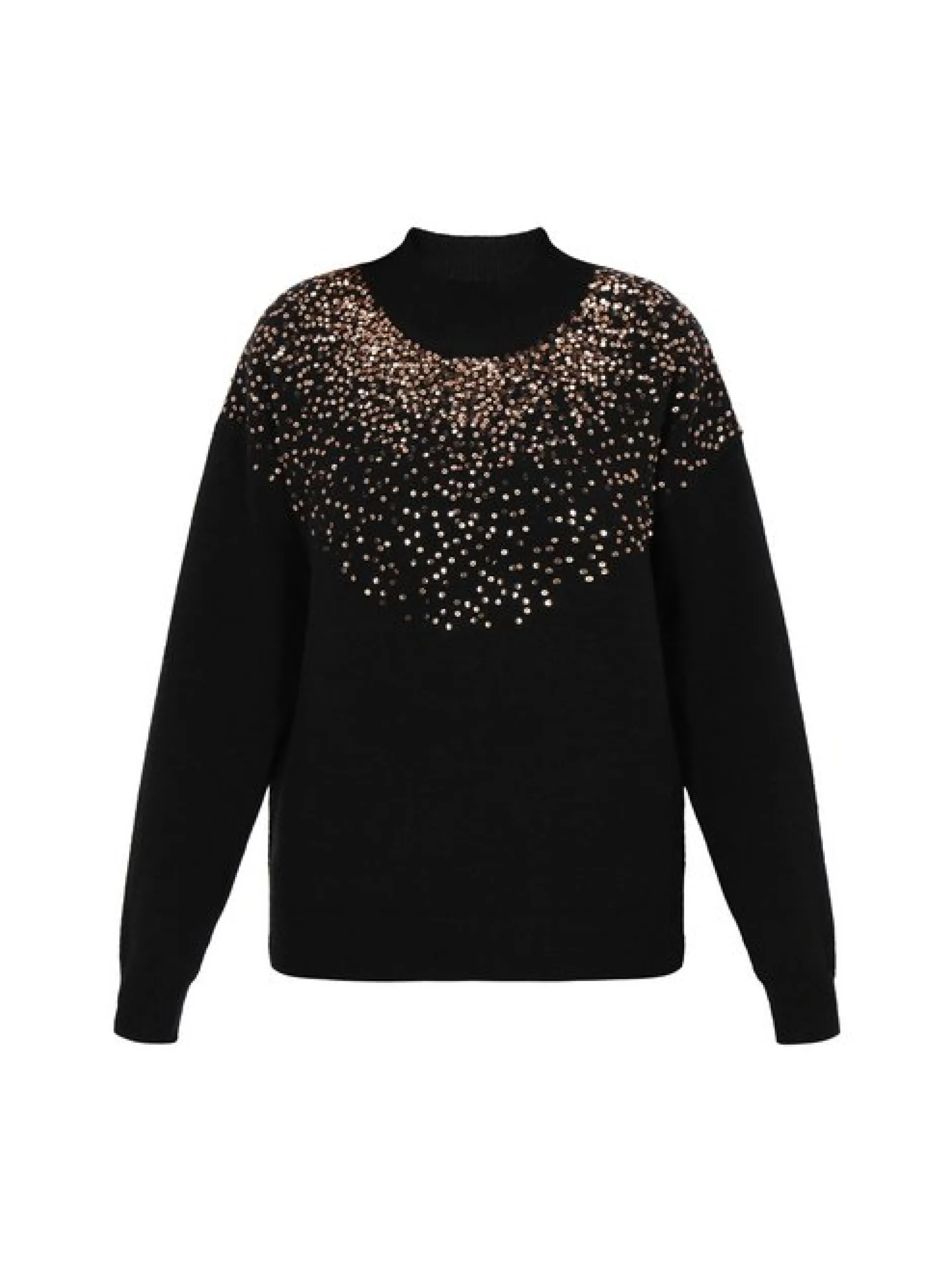 Faina Damen Pullover in schwarz