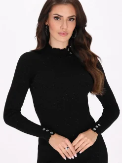 Faina Damen Pullover in schwarz