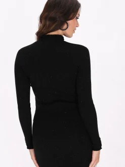 Faina Damen Pullover in schwarz
