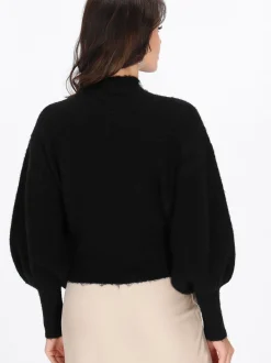 Faina Damen Pullover in schwarz