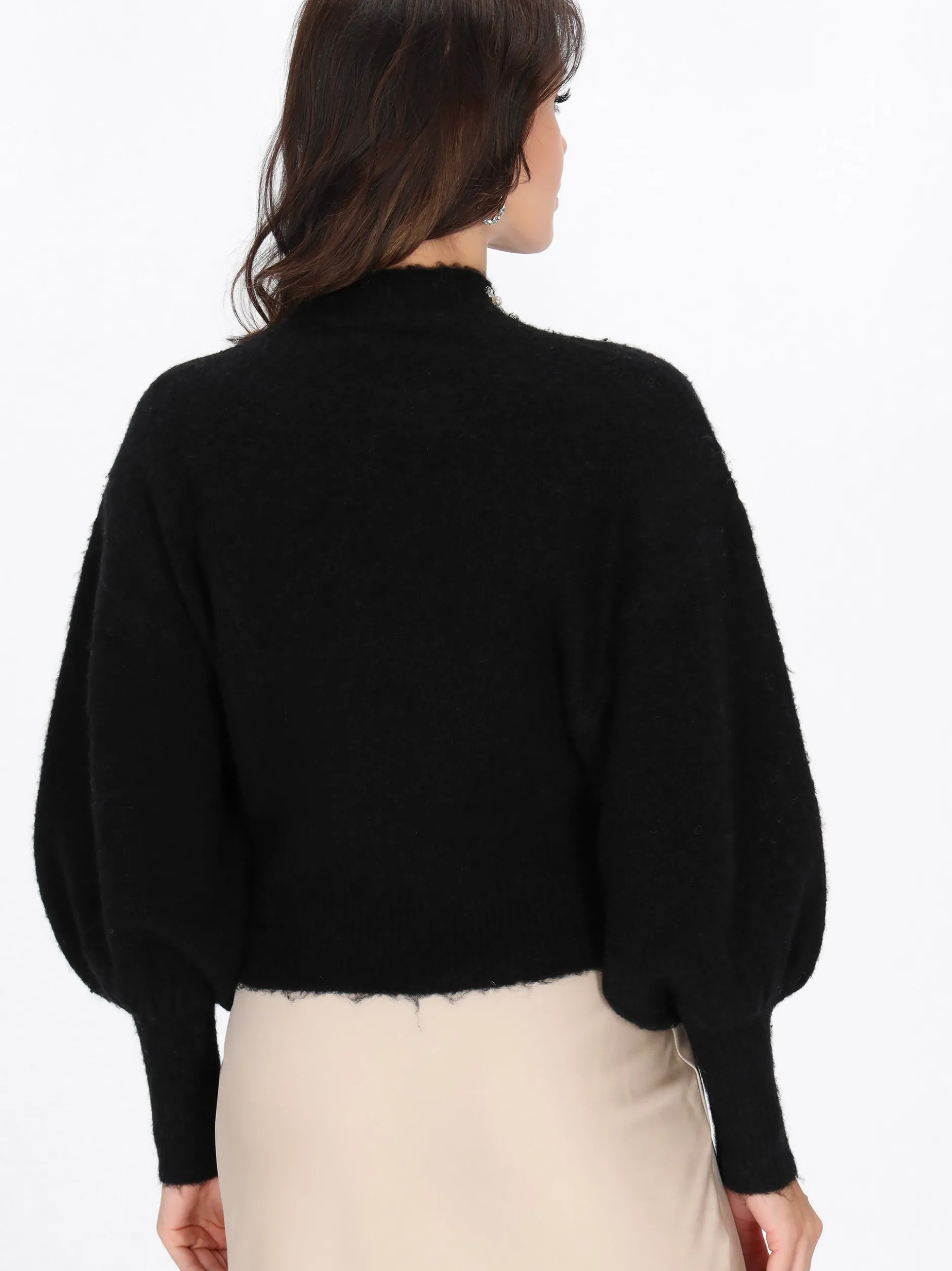 Faina Damen Pullover in schwarz