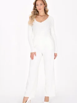 Faina Damen Pullover in weiß