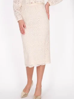 Faina Damen Rock in beige