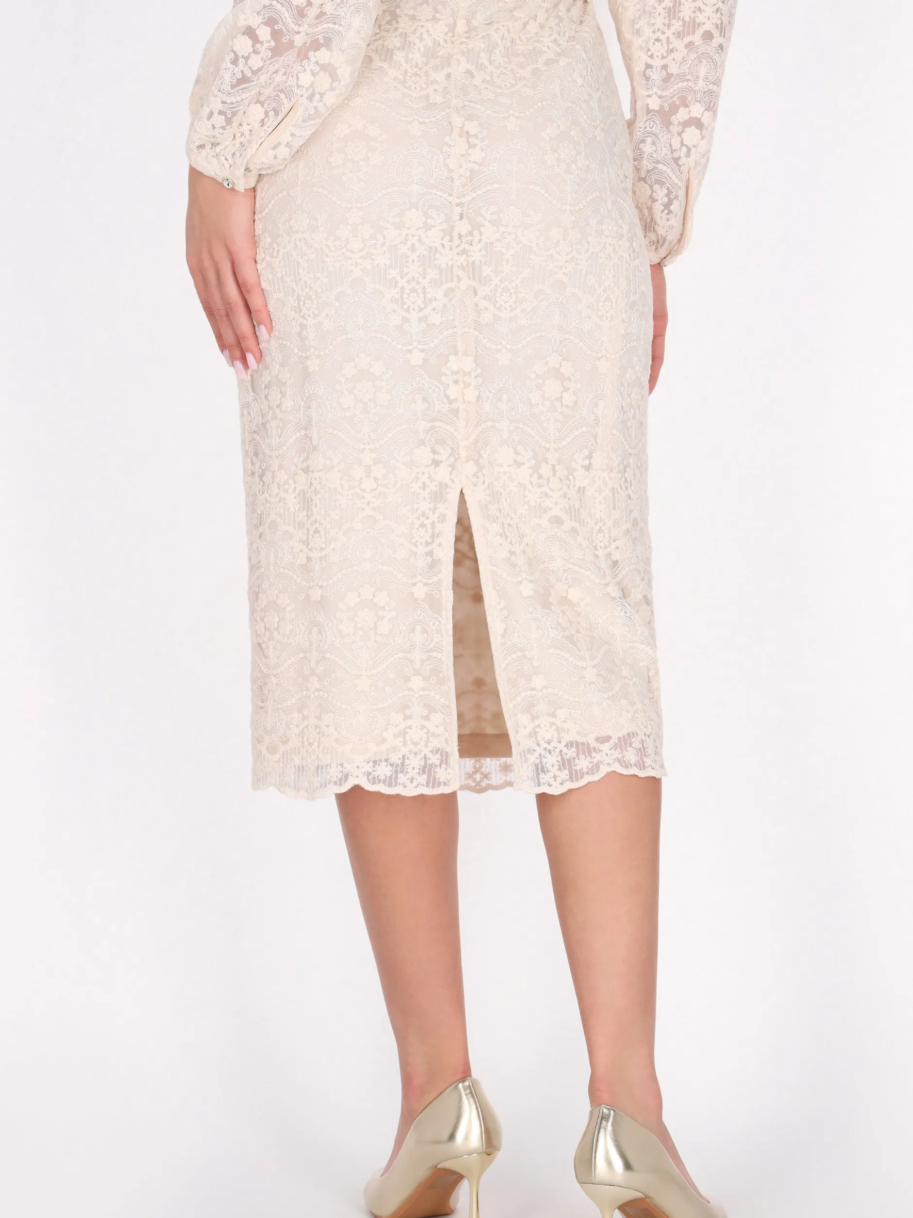 Faina Damen Rock in beige