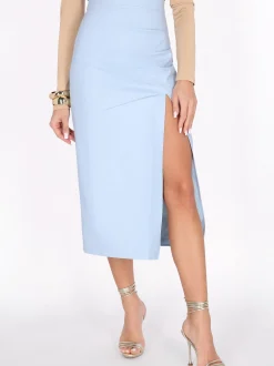 Faina Damen Rock in blau