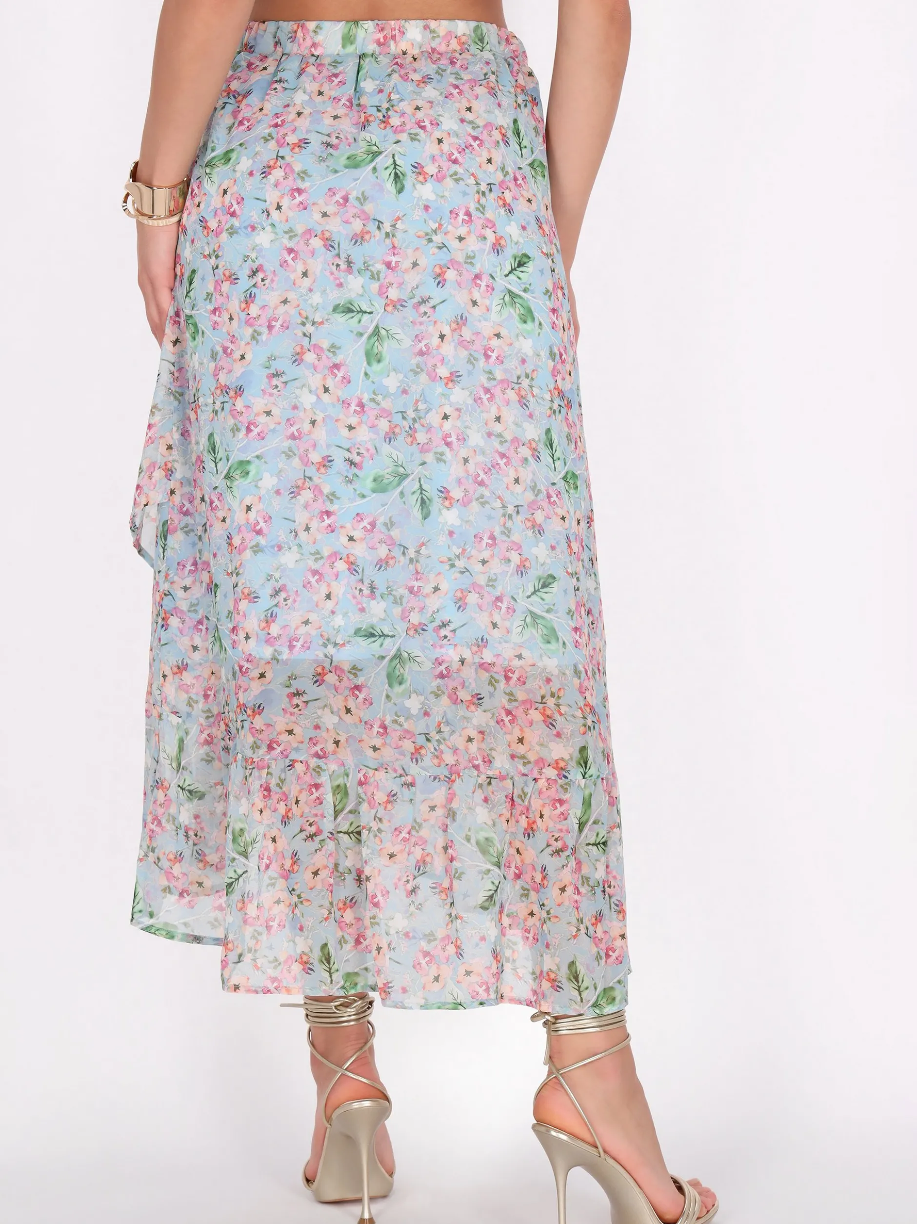 Faina Damen Rock in blau