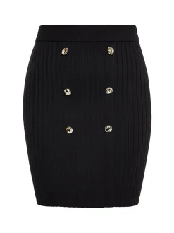 Faina Damen Rock in schwarz