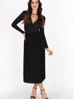 Faina Damen Rock in schwarz