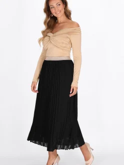 Faina Damen Rock in schwarz