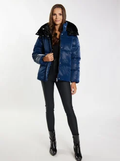 Faina Damen Steppjacke in marine