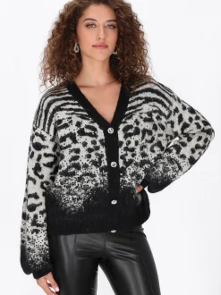 Faina Damen Strickjacke in beige