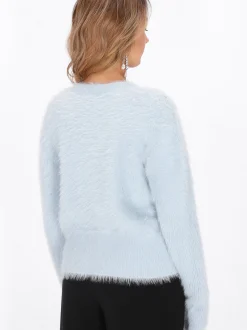 Faina Damen Strickjacke in blau