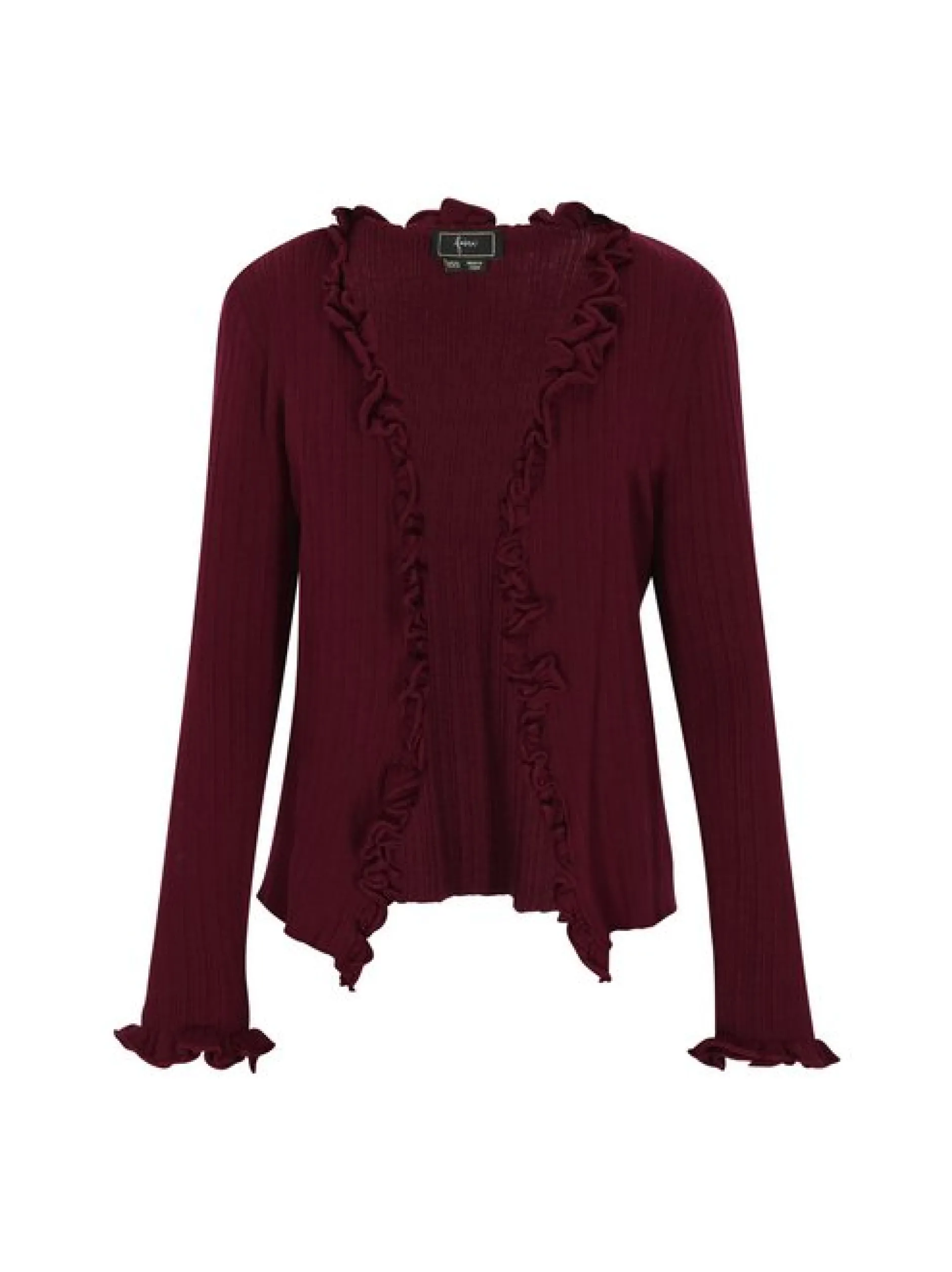 Faina Damen Strickjacke in bordeaux