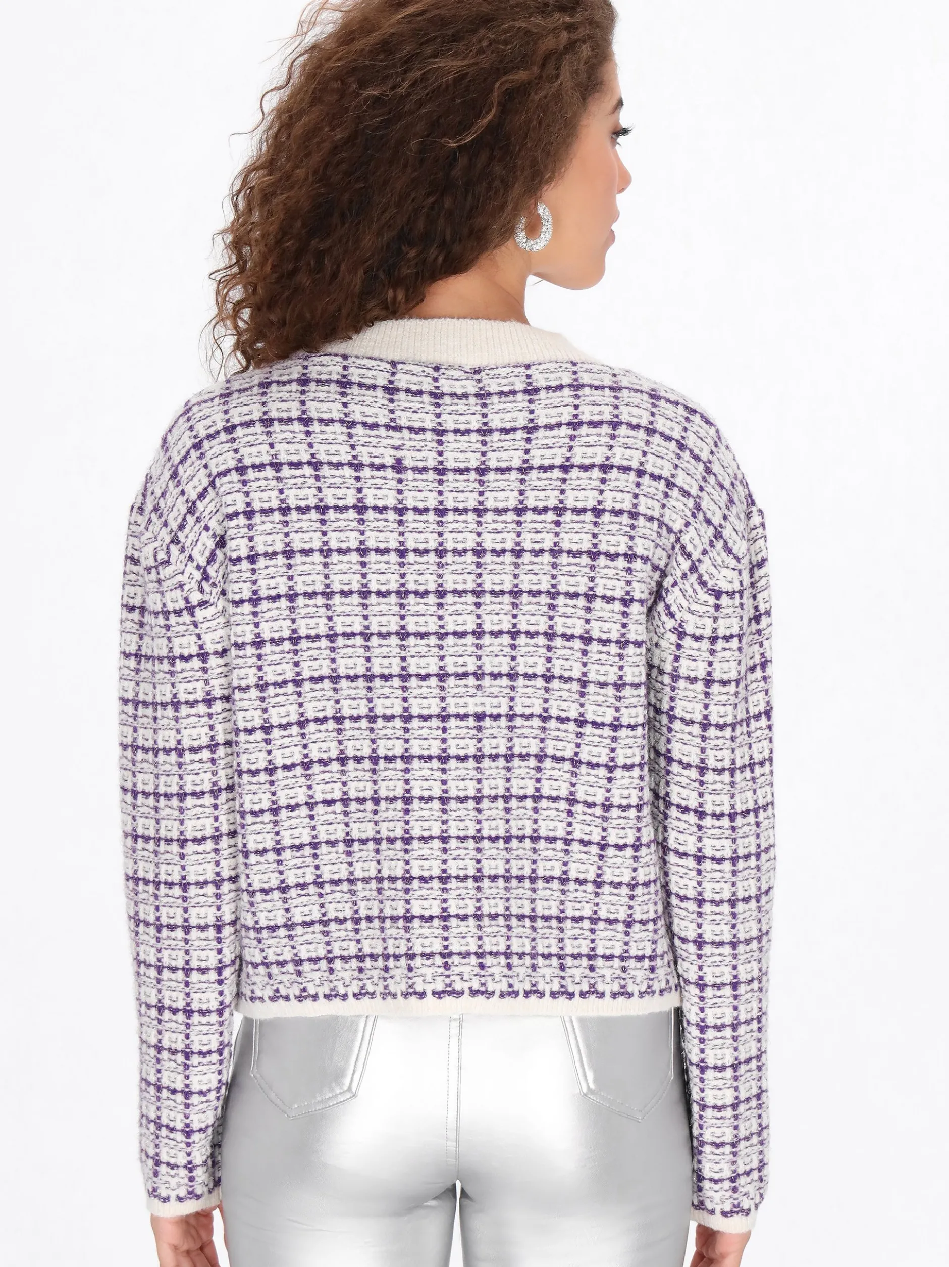 Faina Damen Strickjacke in ecru