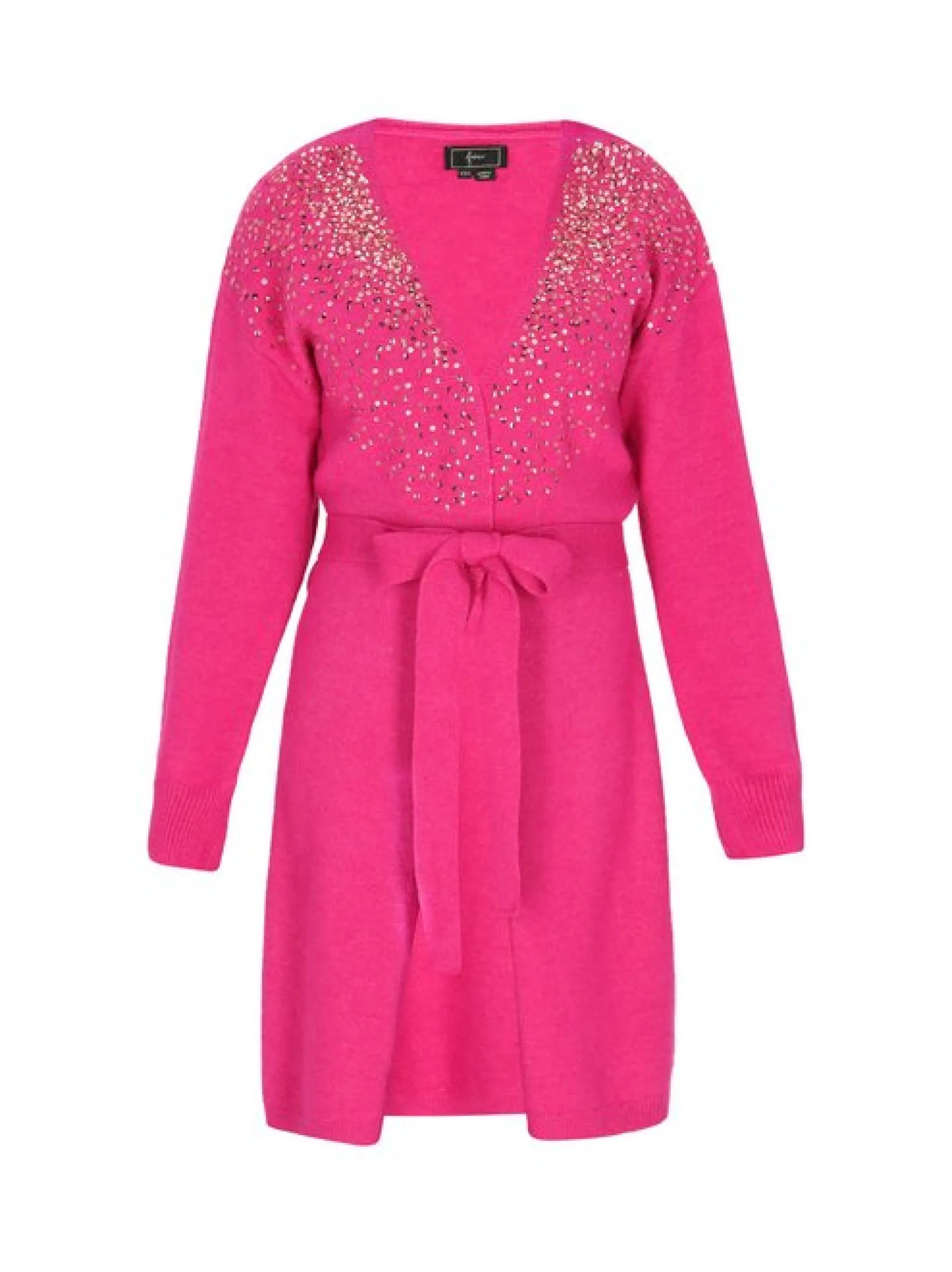 Faina Damen Strickjacke in fuchsia