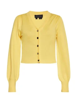 Faina Damen Strickjacke in gelb