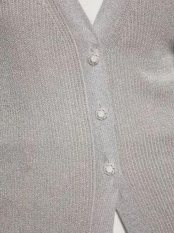 Faina Damen Strickjacke in grau