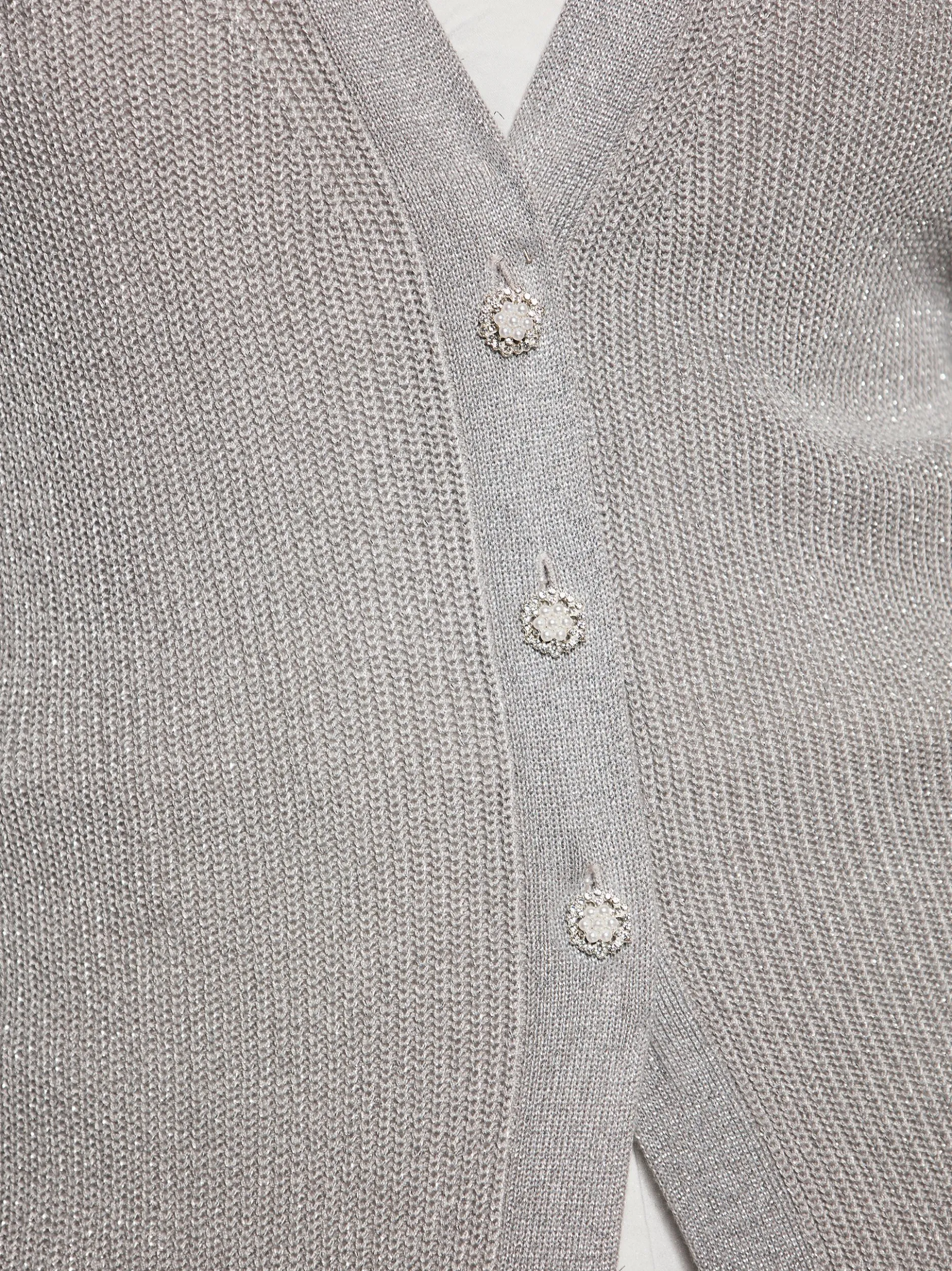 Faina Damen Strickjacke in grau